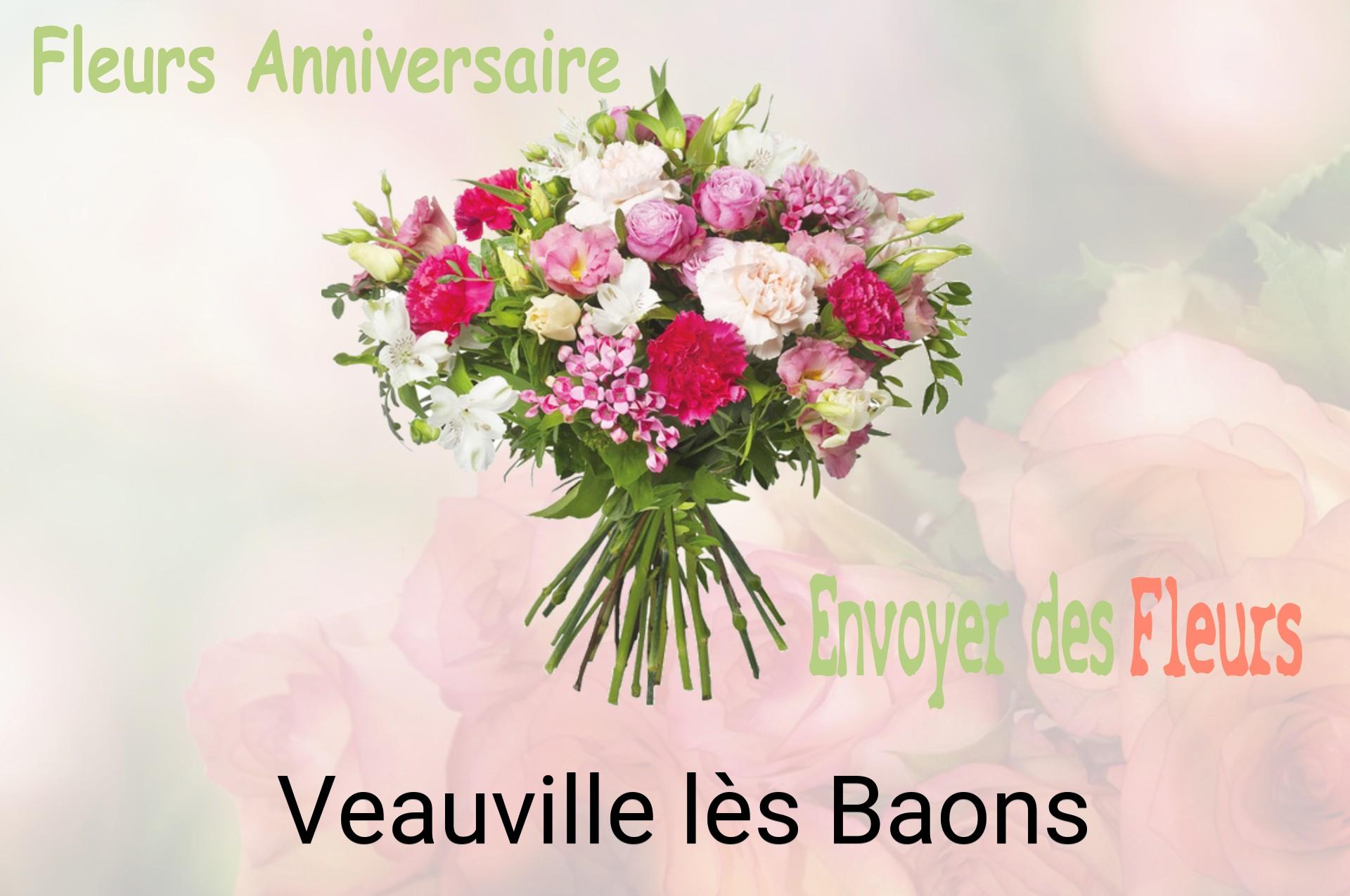 Bouquet de fleurs d’anniversaire livré à Veauville-lès-Baons
