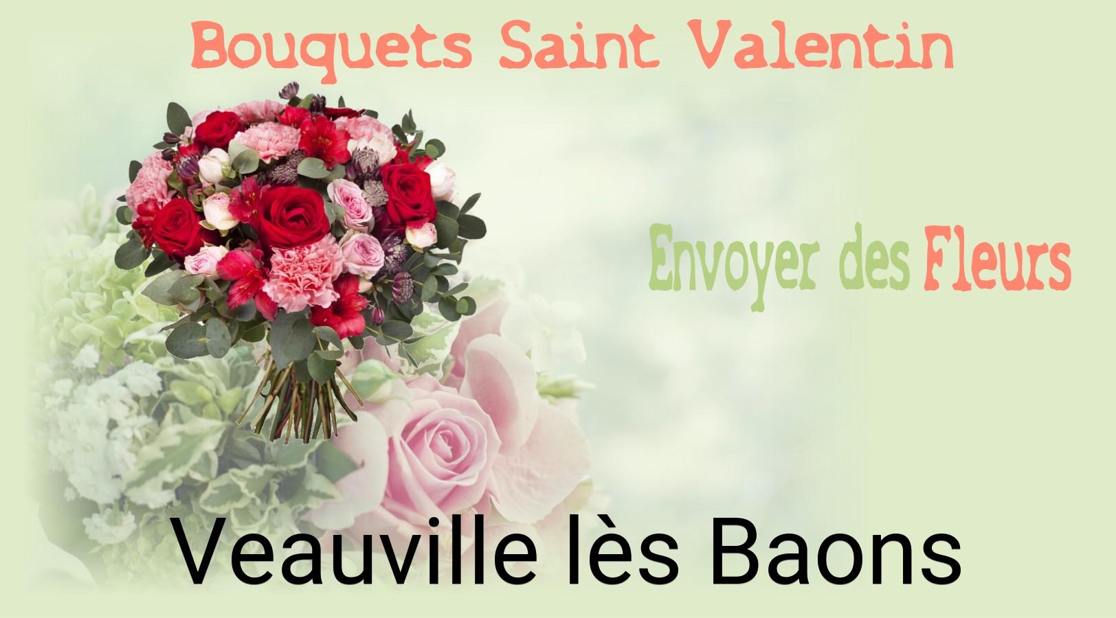 Roses de Saint-Valentin livrées à Veauville-lès-Baons